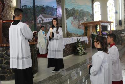 Missa de ação de graças encerrou as celebrações da 37ª edição da Festa em louvor a N. Sra. Aparecida de Laranjeiras do Sul